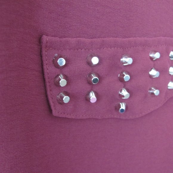 Must Bundle - I Madeline Stud Accent Sheer Top - Small - Picture 4 of 10